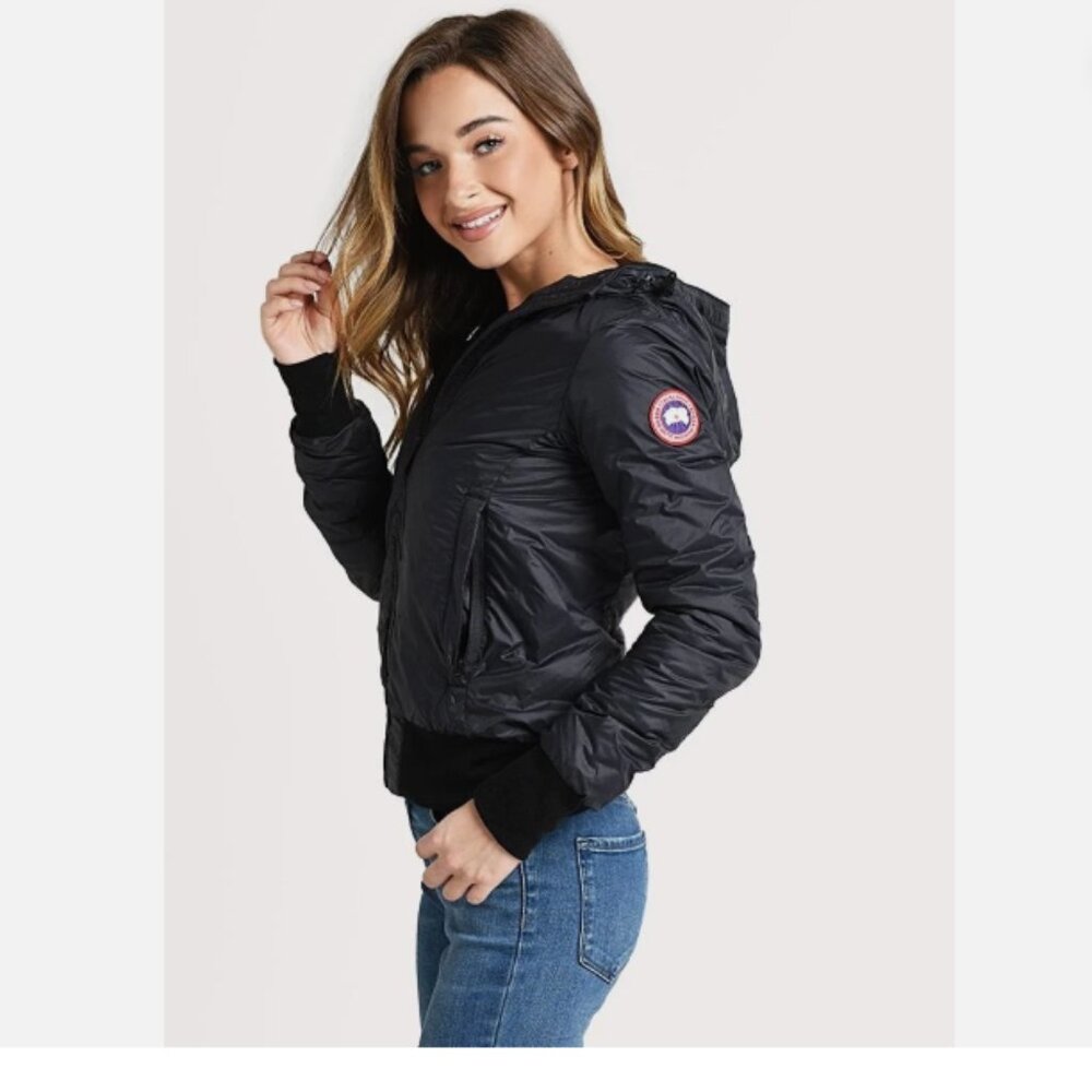 Canada Goose Down Hoody Jacket S Black